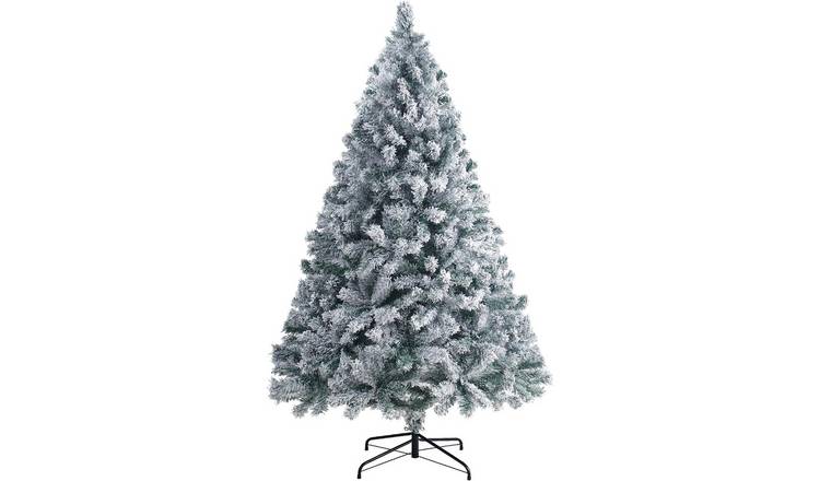 My Christmas 5ft Snow Flocked Artificial Christmas Tree with 532 Tips - White