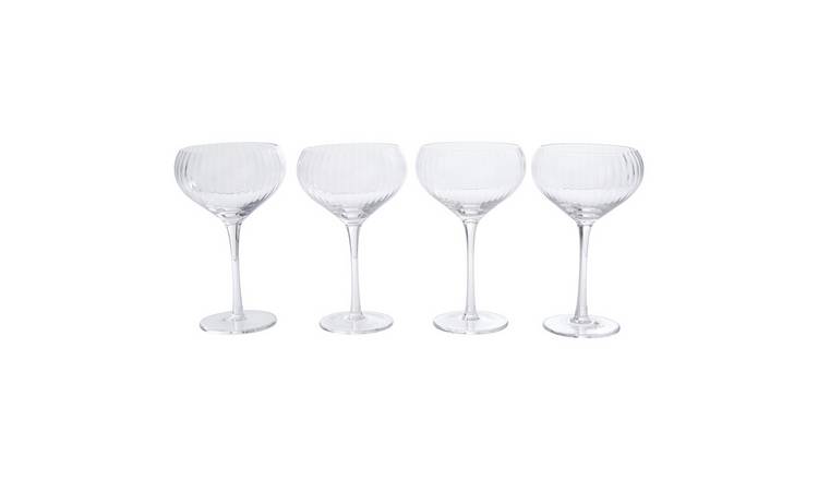 Orsina Lyle Set of 4 Cocktail Glasses – Clear