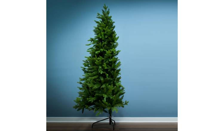 Christmas Tree World 4ft Woodland Pine Hinged Branches Half Tree