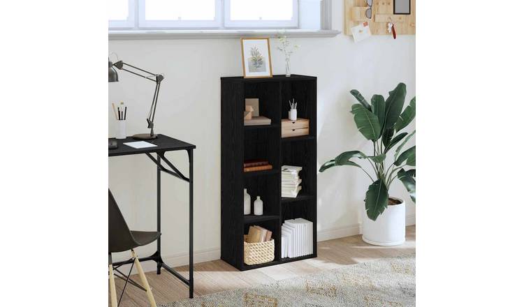 Walplus Bookcase - Dark Oak - 50 x 25 x 105 cm