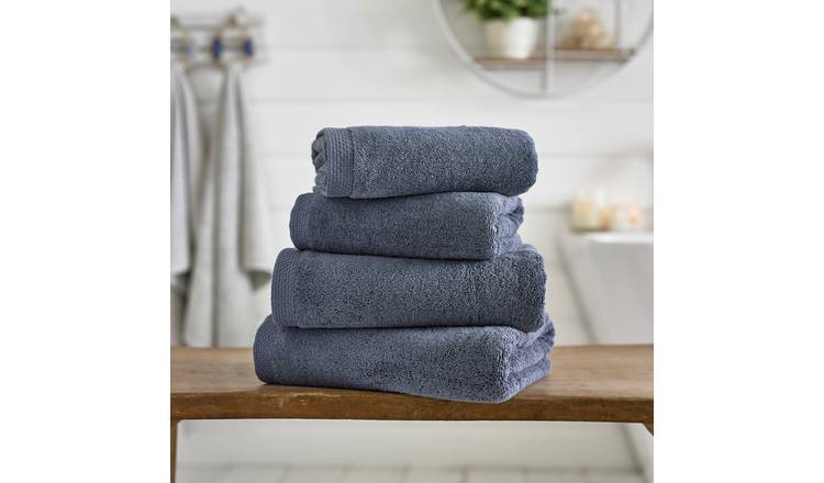 The Lyndon Company  Egyptian Spa Cotton Face Cloth - Midnight Blue