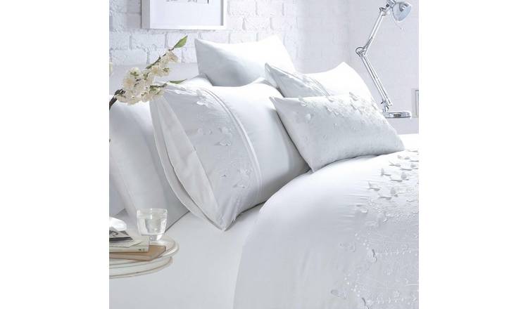Rapport Papillon White Duvet Cover Set - Double