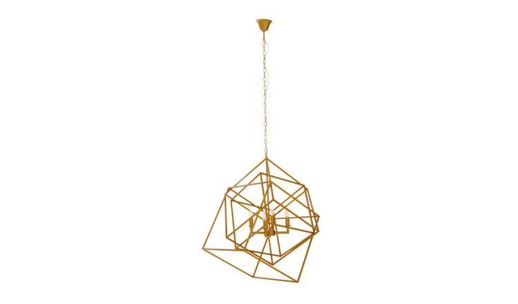 Orsina Kamara Four-Bulb Pendant Light - Brass
