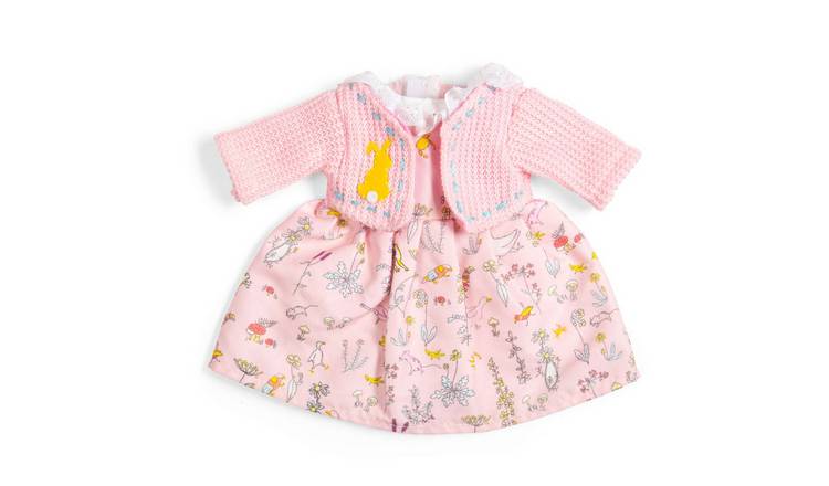 Bigjigs Toys Wildlife Dress And Pink Cardigan For Medium Doll