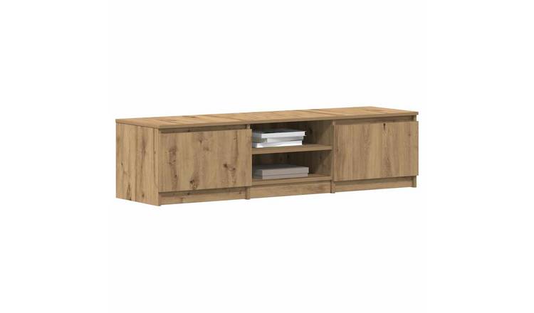 Walplus Engineered Wood TV Cabinet - Oak - 140 x 40 x 36 cm