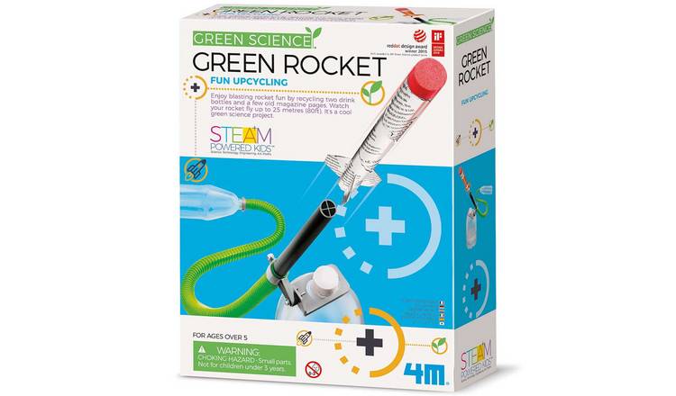 4M Green Science Green Rocket - 5 Years +