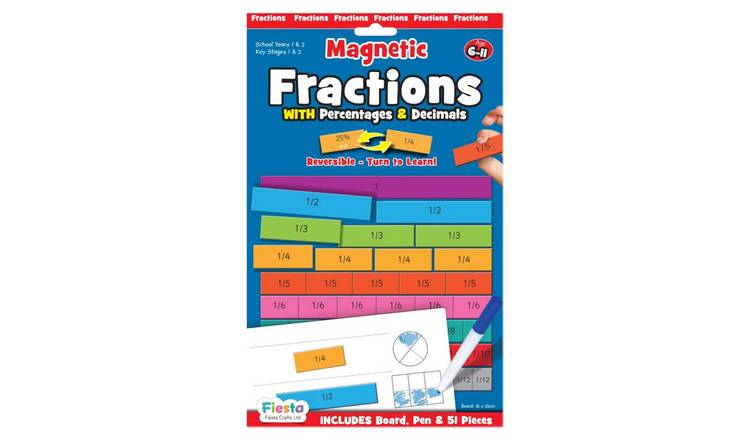 Fiesta Crafts Magnetic Fractions - 6 Years +