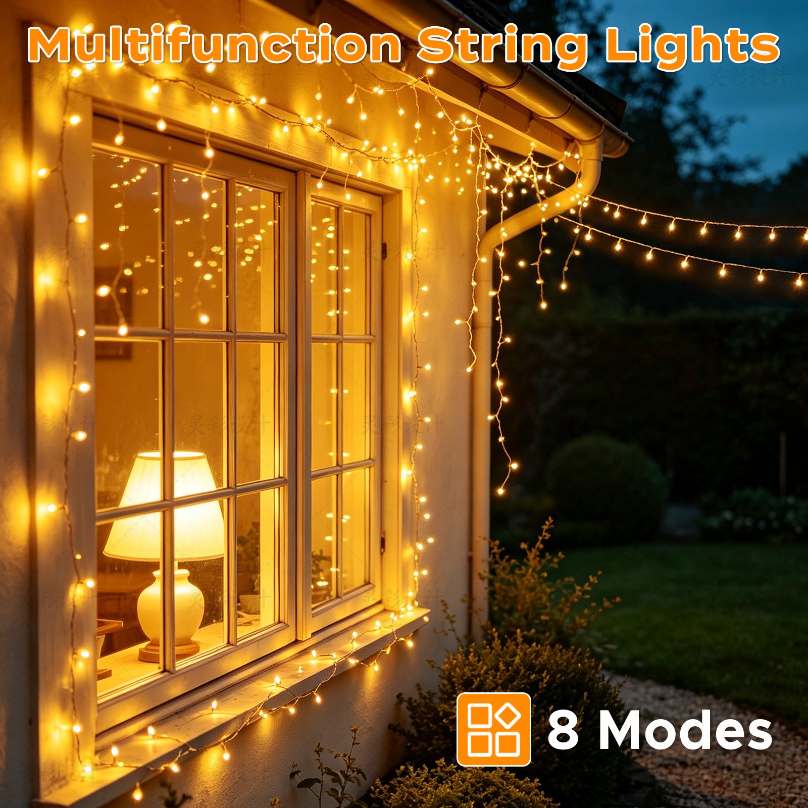 NETTA 500 LED 50m Fairy String Lights - Warm White - Image 3