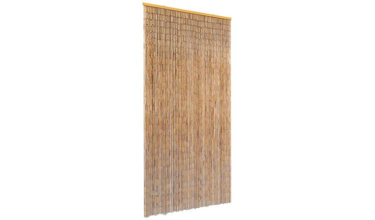 Walplus Bamboo Insect Door Screen - Brown - 90 x 220 cm