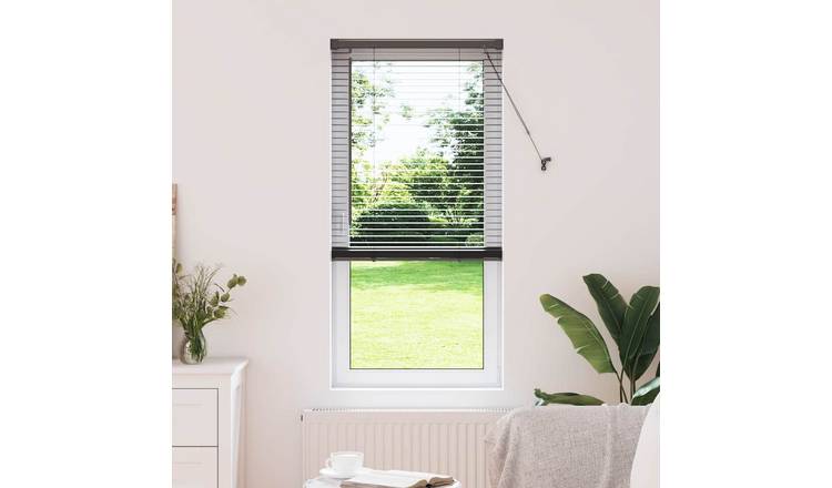 Walplus Polyester Window Blind - Black - 175 x 60 cm