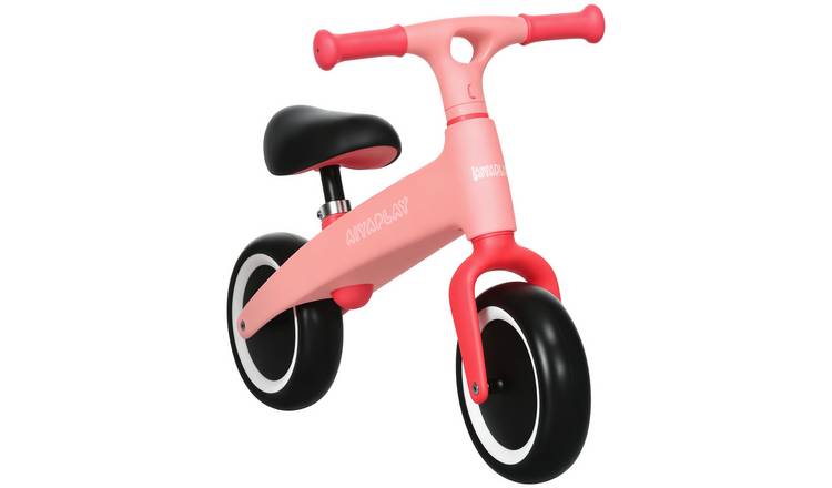 AIYAPLAY Adjustable Seat No Pedals Baby Balance Bike - Pink