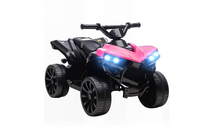AIYAPLAY 6V 18 to 56 Months LED Music Electric Ride on Car – Black