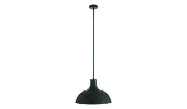 Orsina Brook Metal Pendant Light - Grey