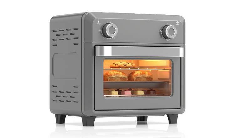HOMCOM 10L 1000W Oil Free Cooking Air Fryer Oven - Grey