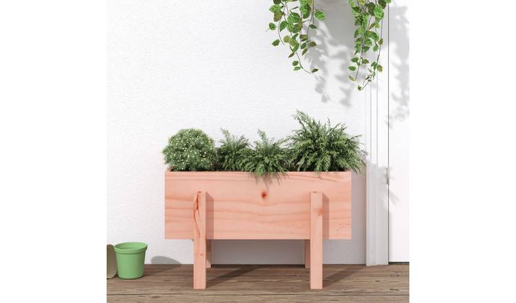 Walplus Wood Garden Planter V2 - 62 x 30 x 38 cm