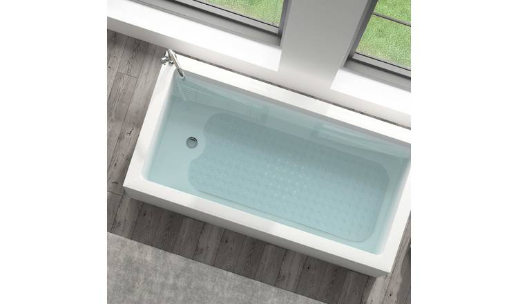 Keplin Non-Slip Suction Cup Bath Mat - Large - Clear