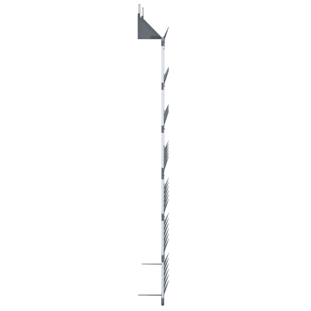 Walplus Plastic Shoe Rack - Silver - 66 x 13 x 139 cm - Image 4