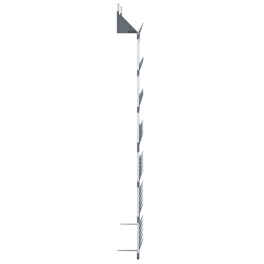 Walplus Plastic Shoe Rack - Silver - 66 x 13 x 139 cm - Image 4