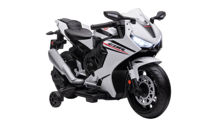 HOMCOM Honda Licensed 6V Ages 3-5 Electric Ride On Motorbike – White