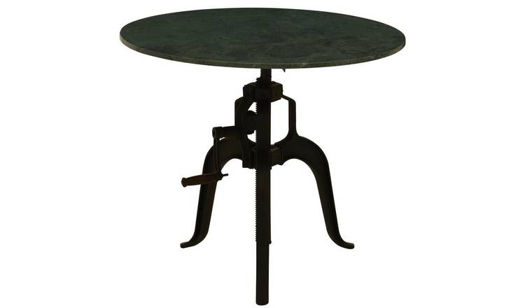 Orsina Vasco Small Bar Table with Marble Top - Green