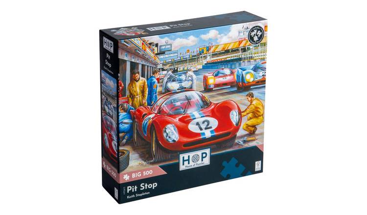 The House of Puzzles Pit Stop BIG 500 Puzzle 3 Years +