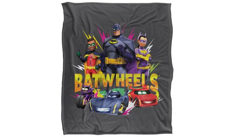 Batwheels Characters Polyester Soft Touch Blanket - 152cm x 127cm