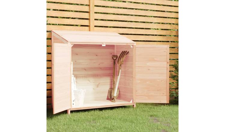 Walplus Wood Garden Shed Solid Fir - 102 x 52 x 112 cm