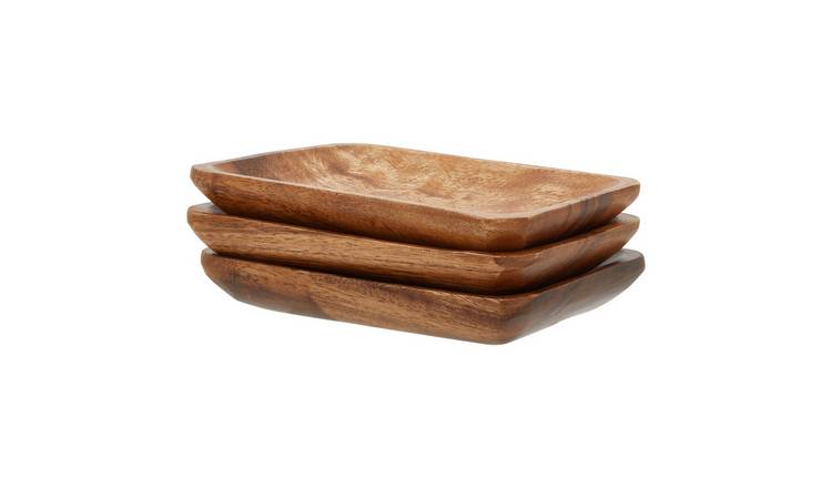 Orsina Kora Acacia Set Of Three Serving Dishes