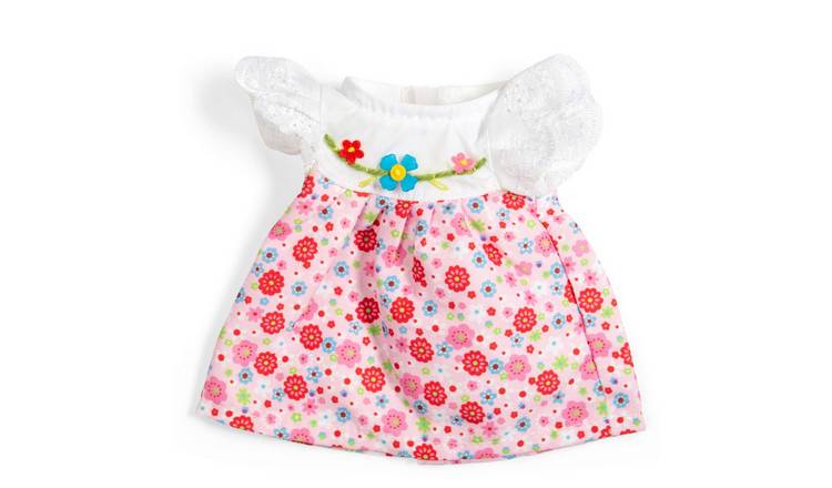 Bigjigs Toys Pink Dress Lace Sleeves For Small Doll