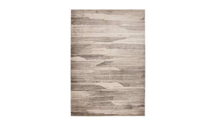 Mega Flooring Beige Modern Abstract Rug - 120 x 170cm