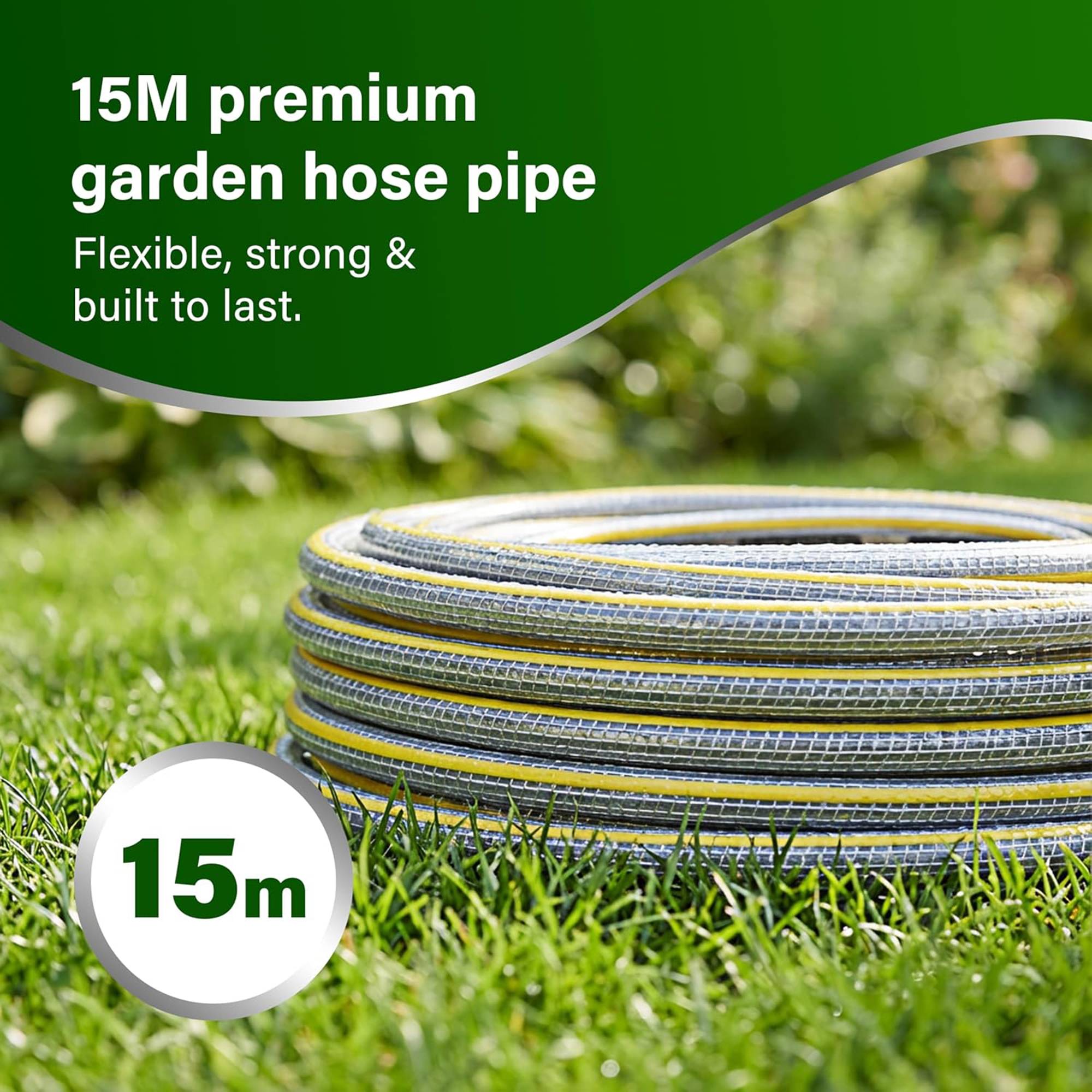 Greenera Garden Hose Pipe 12.5mm x 15m Starter Set - Image 4
