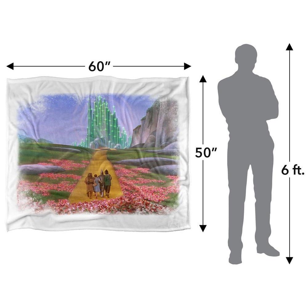The Wizard Of Oz We're Off To See The Wizard Blanket - 152cm x 127cm - Image 4