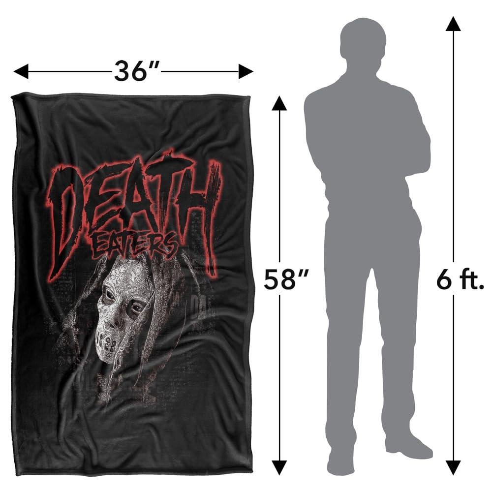 Harry Potter Death Eater Face Soft Touch Black Blanket - 147cm x 91cm - Image 4