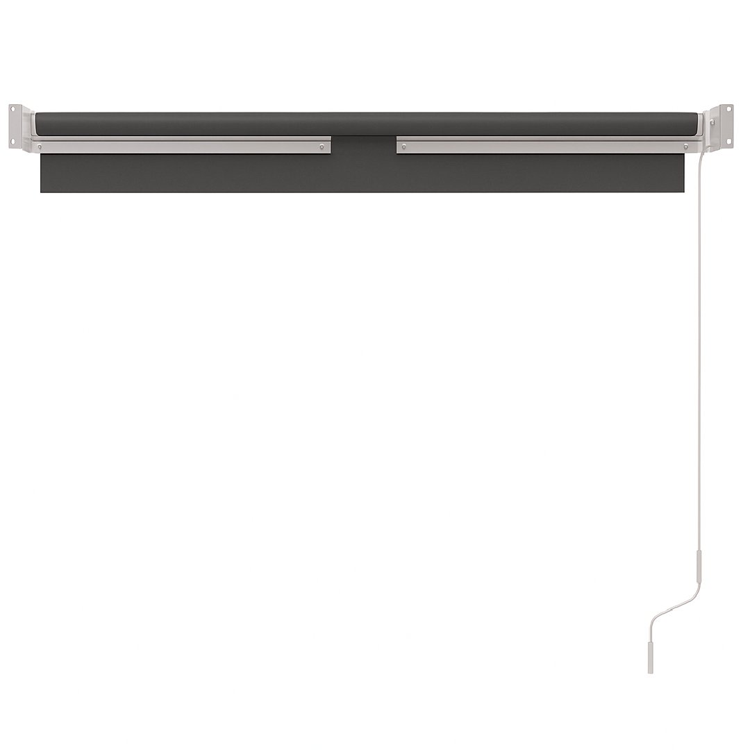Primrose Awnings 2.5m Essential Manual Awning Retractable Canopy - Charcoal - Image 5
