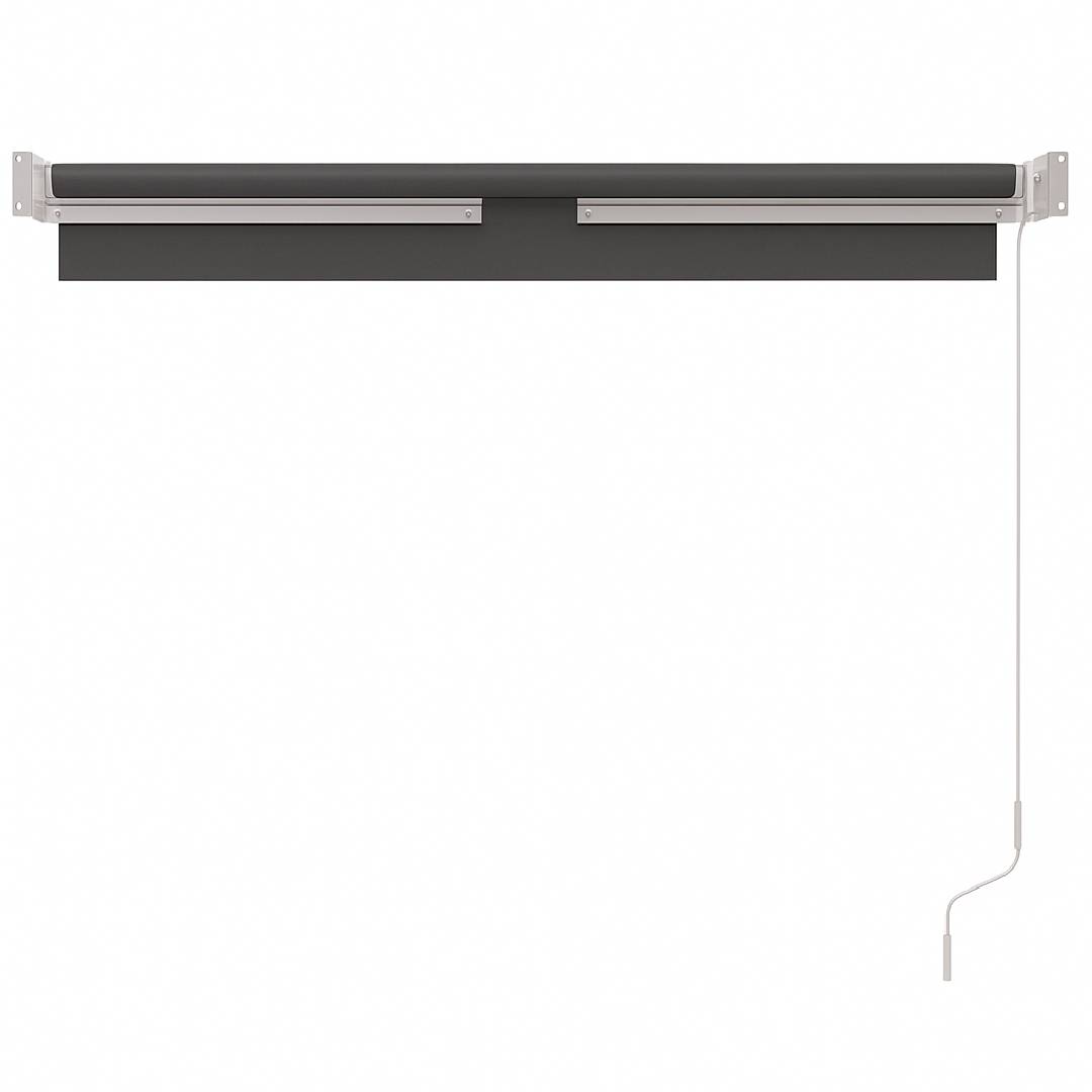 Primrose Awnings 2.5m Essential Manual Awning Retractable Canopy - Charcoal - Image 5