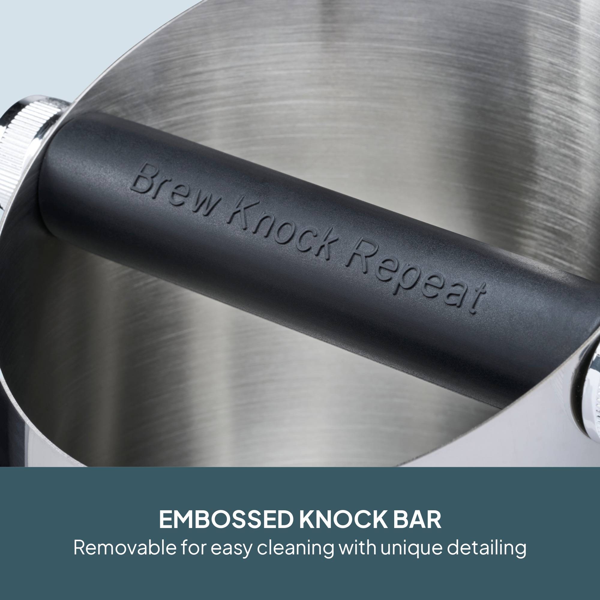 Cooks Professional Steel Espresso Knock Box - Silver - Image 4