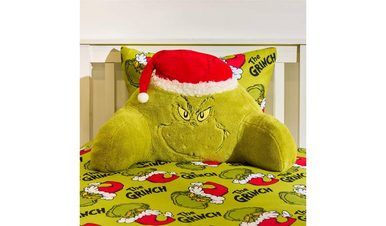 OHS Grinch Character Cuddle Cushion - Green