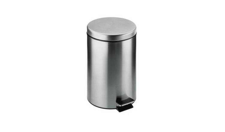 Cosmic Architect Bathroom Bin - Glossy Stainless Steel