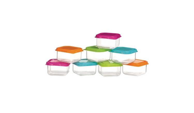 Orsina Bitty Set of 8 Mini Storage Plastic Containers