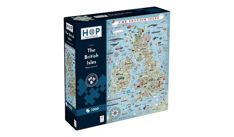 The House of Puzzles The British Isles 1000 Piece Jigsaw Puzzle