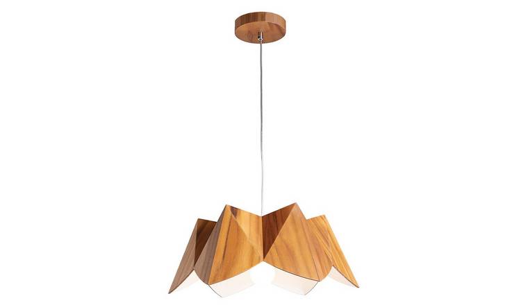 Elstead Physalis Pendant Light - Teak