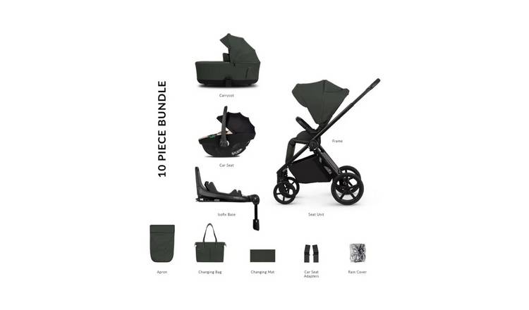 Venicci Claro 2 4-in-1 Travel System - Beige/Forest