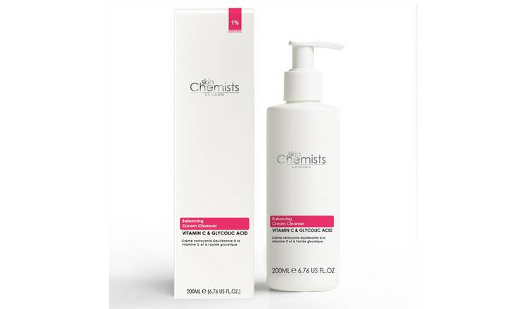 skinChemists Balancing Vitamin C & Glycolic Acid Cream Cleanser - 200ml