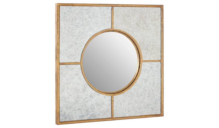 Orsina Zariah Finish Art Deco Wall Mirror – Gold