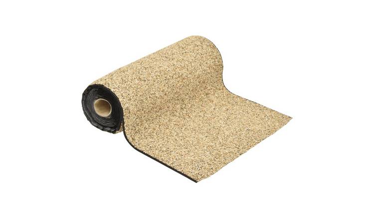 Walplus Polypropylene Stone Liner - Natural Sand - 1250 x 40 cm