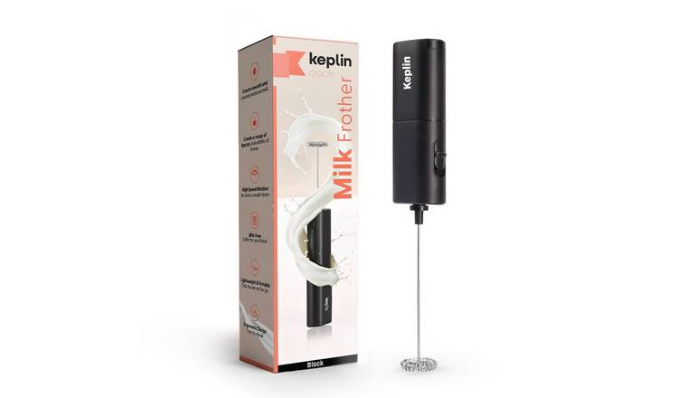 Keplin Cook Battery Powered Handheld Milk Frother - Black