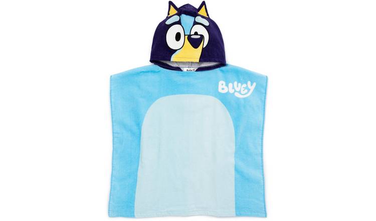Bluey Kids Unisex Poncho Towel - Blue