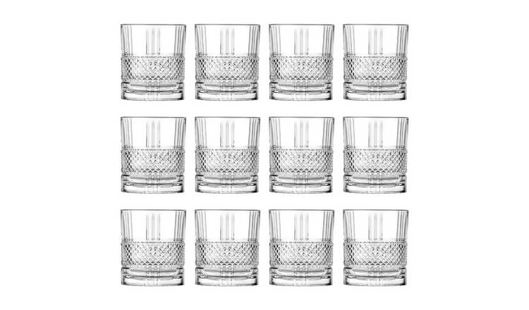 RCR Crystal Brillante Whisky Glasses 340ml - Pack of 12
