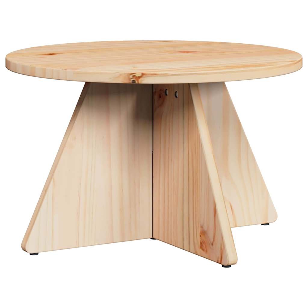 Walplus Pack of 3 Coffee Table - Natural - 49 x 49 x 30 cm - Image 4
