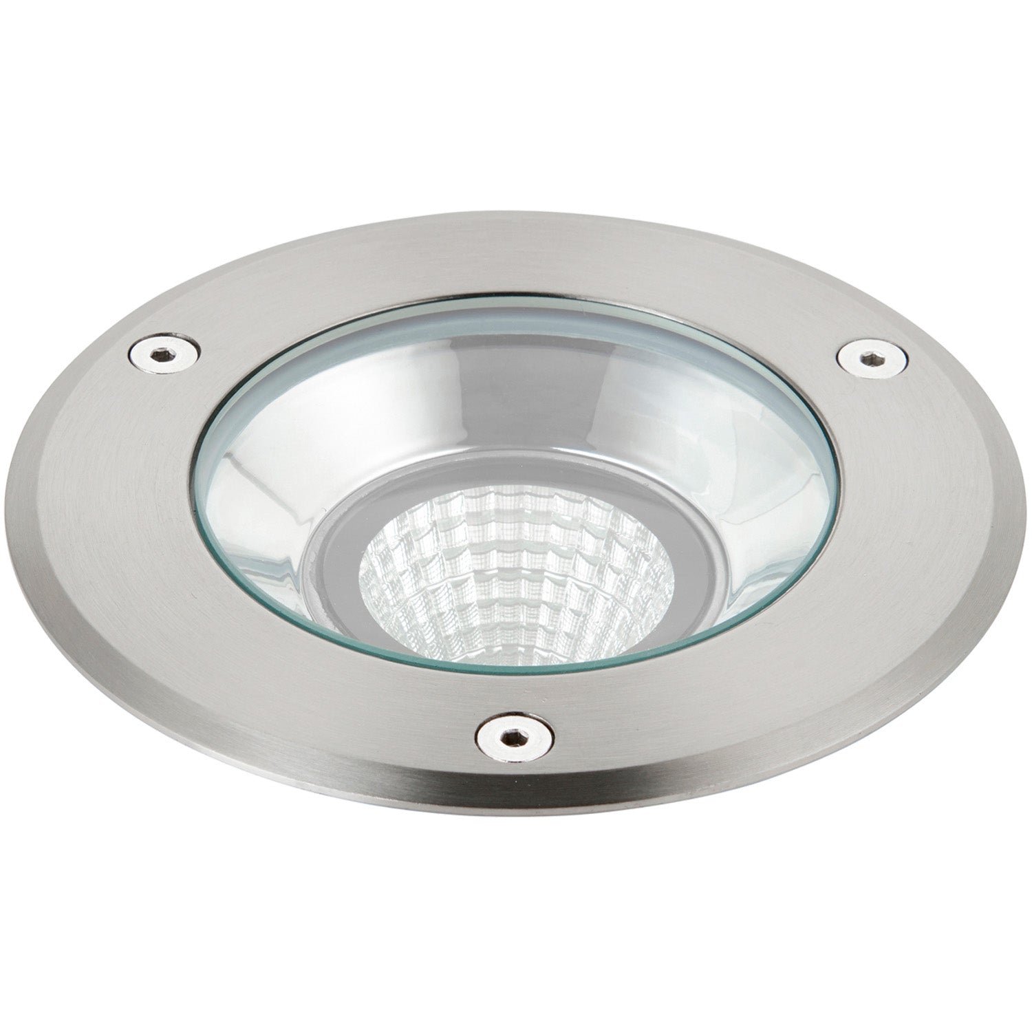 Loops Direct 14.1cm Stainless Steel LED Ground Light IP67 - Brushed - Image 3